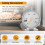 Oven Thermometer for Baking Cake and Bread Meat Aluminum Baking Tools and Accessories for Kitchen 6