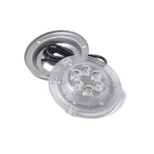 DC10-30V 15W Schwimmbad Wasserdichtes Marine-LED-Dock-Deck-Yacht-Boot-Unterwasserlicht TP019019, Blaues Licht