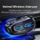 Motorcycle  Helmet Headset Half-Duplex Intercom IP56 Waterproof Intelligent Voice Assistant Soft+Hard Mic 3