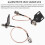Wireless Microphone Receiver Antenna Extension Interface Board with Cable 5