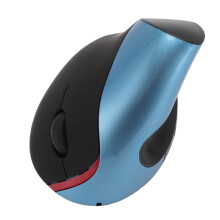Right Hand Ergonomic Vertical Mouse 1600 DPI Rechargeable Wireless Blue