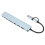 Hub USB-C 8-in-1, alluminio, cavo da 17 cm, argento 14