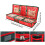 (red) Holiday Wrap Storage Box - Durable PE, Fits Ribbons 2