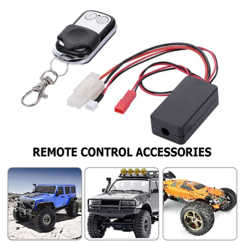 Portable Winch Remote Controller Replacement Plastic Wireless Remote Controller Receiver Parts for 1/10 Axial SCX10 2