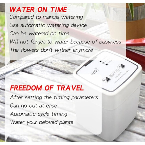 WIFI Intelligent Watering Device Double Pump Timed Automatic Drip Irrigation System Remote APPController ForGarden Plant 2