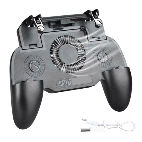 Mobiler Gaming-Controller mit Lüfter für PUBG Trigger Joystick Gamepad für Smartphone