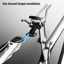 Heavy Duty Bike Rear Mudguard for Mountain & Road Bikes Quick-Release Fitment