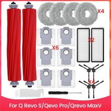 Repuestos para Robot Aspirador Q Revo S, Qevo Pro, Qrevo MaxV, Kit de Accesorios Cepillo Filtro Mopa Bolsas