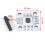 5Pcs AS5600 Magnetic Encoder Magnetic Induction Angle Measurement Sensor Module 12Bit High Precision 8