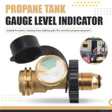 Uniwersalny Adapter Zbiornika Propanu z Manometrem Konwertuje WskaźNik Poziomu QCC1/Type 1 w Zbiorniku Propanu do RV Campe, Cylinder