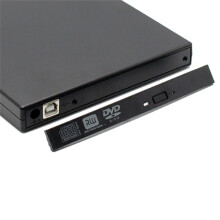 Zewnętrzny Napęd CD DVD, USB 2.0 Slim Protectable Zewnętrzny Napęd CD-RW Nagrywarka DVD-ROM Odtwarzacz do Laptopów i Komputerów Stacjonarnych