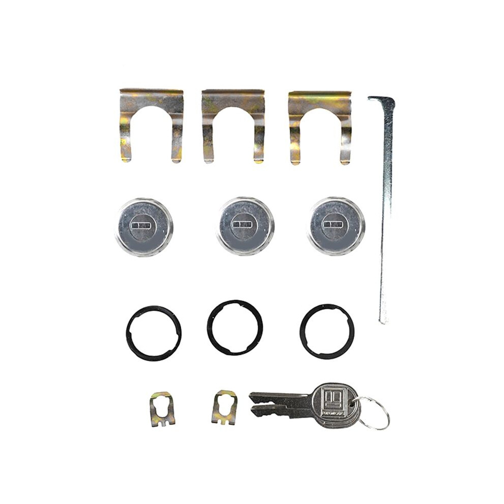 Door Trunk Key Kit Door Lock Cylinder Set With Keys 654394765282 For Camaro Chevelle 6033389148494