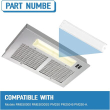 SB03294757 Range Hood Light Lens Cover Replacement for Broan Range Hood Parts RME50000 PM250