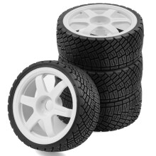 RC Auto Upgrade Naafband 17mm Kit voor WRC1/7/8 Rally Auto voor C3 RC Auto Accessoires Wit