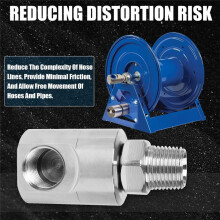 5124-Ni-AL 1/2Inch MXF Swivel Heavy Duty Hose Reels Swivel with Grease Zerk and Hose Reels Replace 9SS8MP50XFP50-Ni-AL