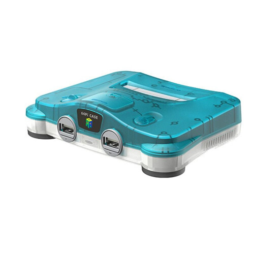 For RETROFLAG 64Pi CASE Compatible with Raspberry Pi5,with Dual USB ,  Card Storage, Safe Shutdown and Reset
