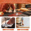 Round Leather Cutting Tools Metal Corner Cutting Ruler Circle for DIY Leathercraft Working Drawing Leather Projects B 3