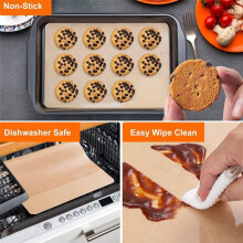 Silicone Baking Mat Roll-12IN X 10FT Non Stick Heat Baking Mats, No Slip Reusable Freeze Dryer Mat,Pastry Mat,Countertop