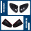 Car Rearview Mirror Covers Side Wing Mirror Caps for  Avanza Premio Veloz  2022+ 5