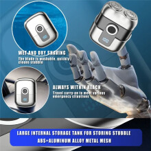 Men'S Electric Shaver Magnetic Portable Double Double Digital Display A
