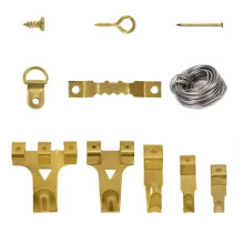 282Pcs Metal Photo Hook Photo Frame Hanging Mounting Accessories Multi-Purpose Clock Wall Drawing Hanger Kit