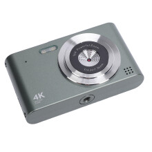 Digital Camera 16x Zoom 4K 48MP 2.4 Inch IPS Screen Anti Shake Video Recording Compact Digital Camera Compatible With Travel with Flash Green