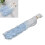 Weft di capelli per bambola, gradiente bianco-blu, lunghezza 1 m, larghezza 30 cm 1
