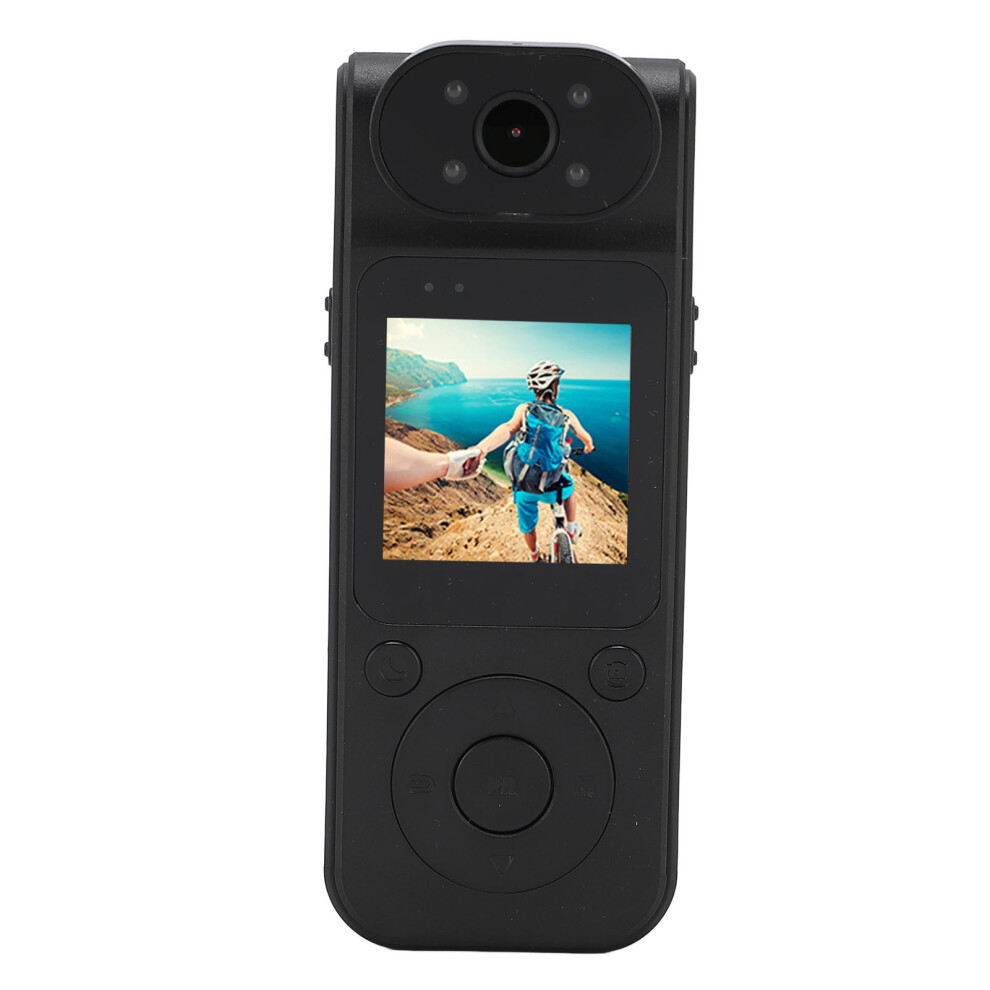 Back Clip Camcorder 2K 1.5 Inch Screen Magnetic Wearable Camera 180 Degree Rotatable Lens Body Worn Cam 3152582716385