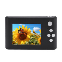 Digital Camera 8x Zoom 48MP 1080P 2.4 Inch IPS Screen Anti Shake Auto Focus Compact Digital Camera Compatible With Travel with Mirror Black