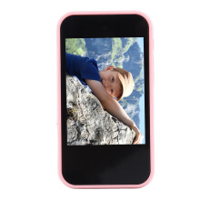 Ceamara Fón Páistí Cliste Digiteach 1080P HD 48MP 2.8 orlach IPS Scáileán Tadhaill Bréagán Foghlama Seinnteoir Ceoil MP3 Bándearg