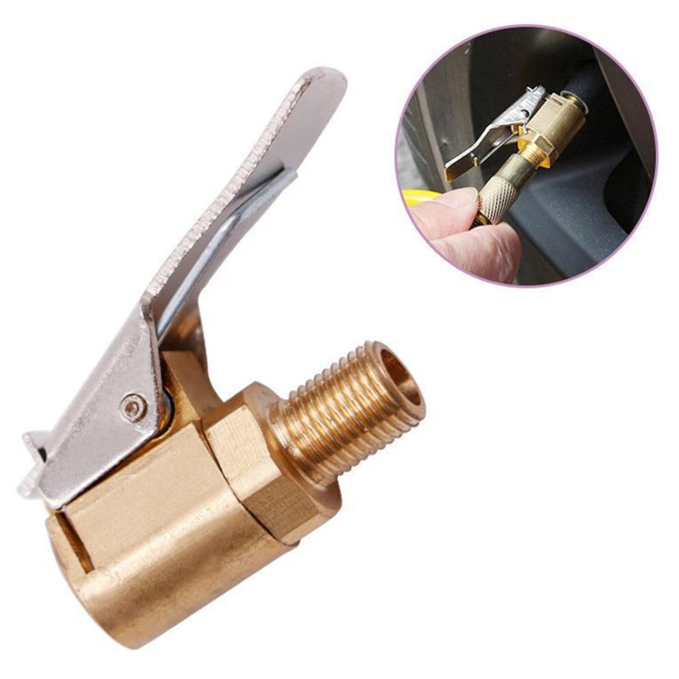 (Type A) No-Leak Air Chuck With Clip For Inflators 6017806913995