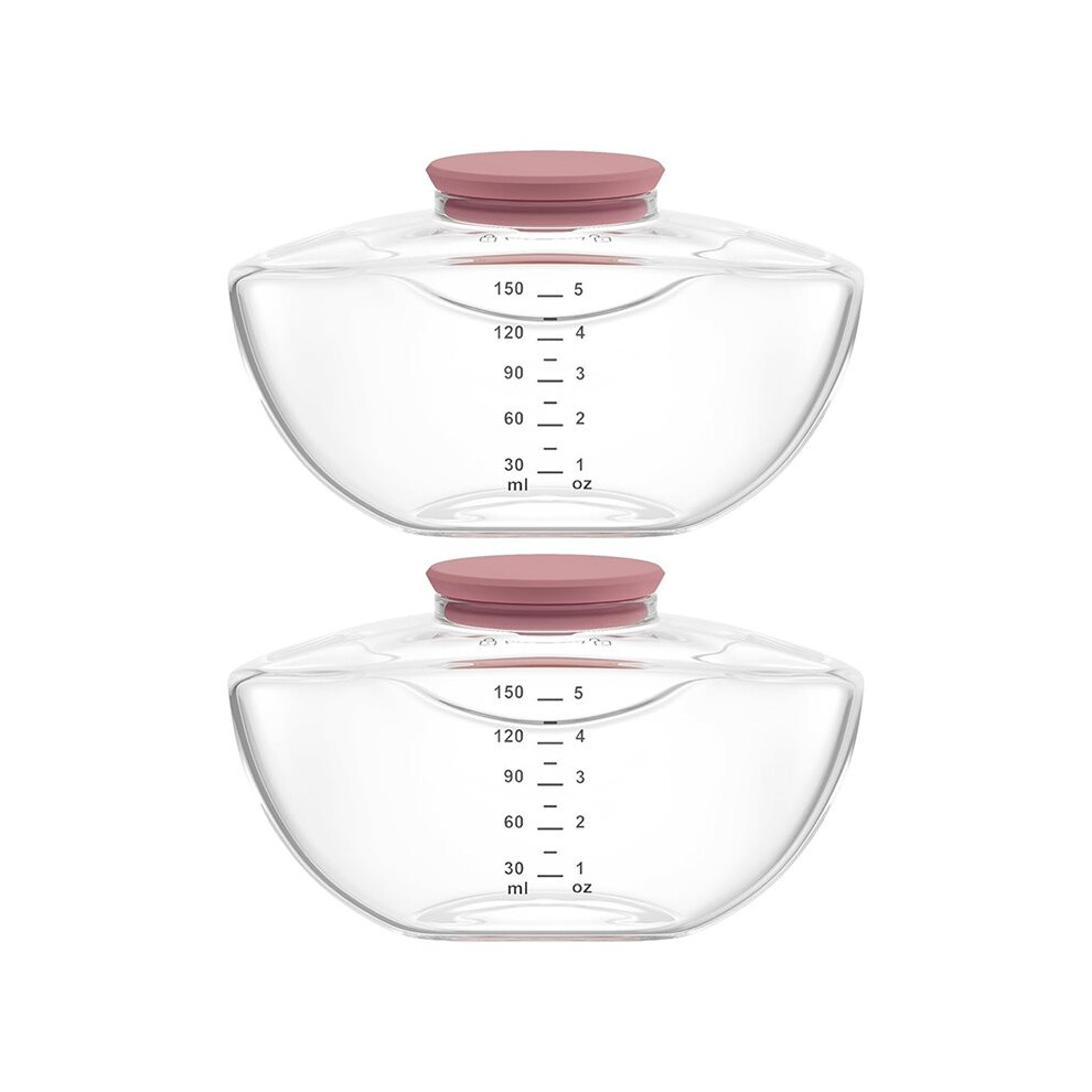 2 Pack Breastmilk Pump Storage Bottles for  Upgraded M9, Breast Milk Container, Breastfeeding