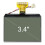 3.4inch 240x160 Dot Matrix LCD Display Serial Interface Black  White Free Backlight Connector 5