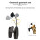 UHF 2.4G Wireless Microphone System for Instruments - Receiver and Transmitter Set for Saxophone 4