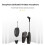 UHF 2.4G Wireless Microphone System for Instruments - Receiver and Transmitter Set for Saxophone 8