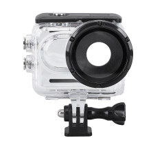 Waterdichte beschermhoes compatibel met GO 3 tot een diepte van 60 meter / 196 voet. Deze beschermhoes is ook geschikt voor de GO 3S actiecamera.