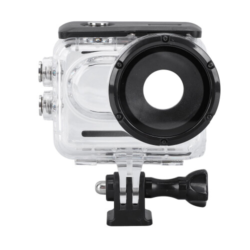 Waterproof Protector Case Compatible With GO 3 60M/ 196FT Depth Underwater Protective Case Compatible With Go 3S Action Camera