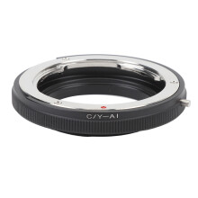 Lens Mount Adapter Compatible With CY Aluminium Alloy High Accuracy Macro Lens Adapter Ring with Back Cover Compatible With D850 D810 D750 D7500 D6500