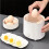 Egg Cooker, 400ml Automatic Egg Steamer, Small Household Multifunctional Breakfast Machine UK Plug 4