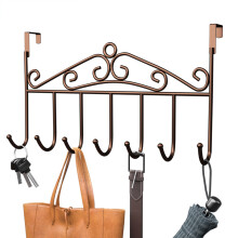 Heavy Duty Iron Door Hook – 6kg Load, 16.5x9.1in Space Saver