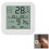 LCD Digital Hygrothermograph Indoor Multifunctional Dual-Screen Humidity and Temperature Meter Table Clock 2