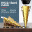 Step Drill Bit Set, 3Pcs Titanium Step Drill Bits, Metric 4mm to 32mm Drill Cone Bits for Metal, Wood, PVC A 2