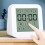 LCD Digital Hygrothermograph Indoor Multifunctional Dual-Screen Humidity and Temperature Meter Table Clock 5