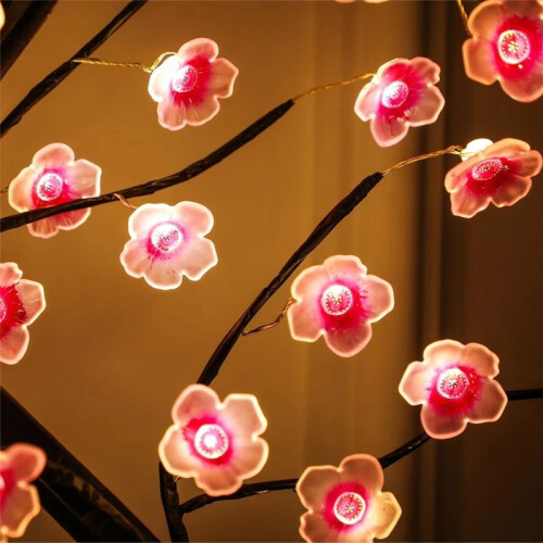 Table Tree Night Light USB/Battery Powered Touch  Artificial Bonsai Blossom Desktop Tree LED Lamp 2
