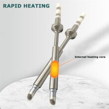 5PCS Soldering Iron Tips,TS100 Series Rapid Heating Replacement Tip for Pinecil TS100 TS101 Soldering Iron