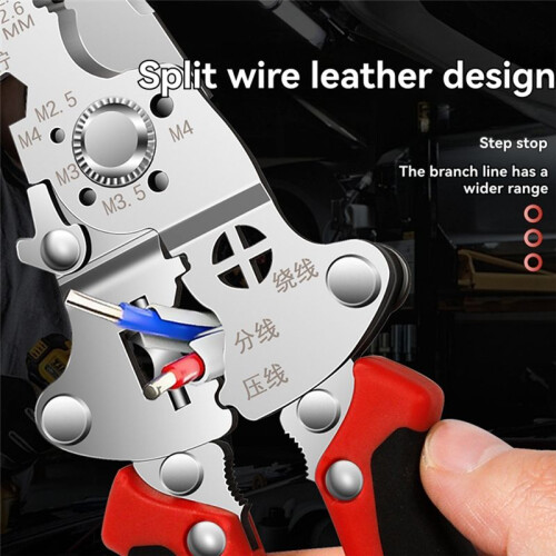 Foldable New Wire Stripper with Test Pencil Professional Cutting and Pulling Wires Multifunctional Wire Stripper 2