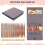 Aluminum Circular Knitting Needles Set Interchangeable Crochet Hooks Weaving Yarn Knitting  Tools Accessories Kit 5