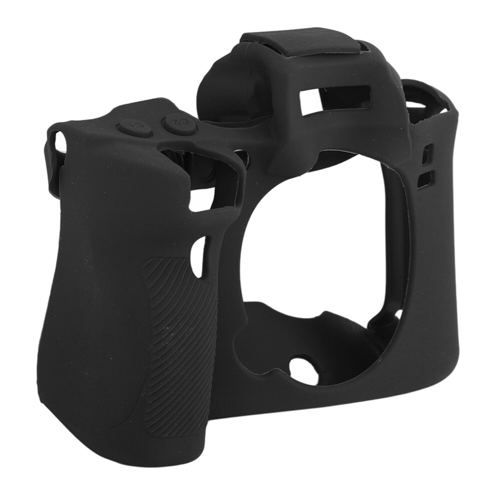 Silicone Camera Case Compatible With A9ii A7r4 Anti Slip Shockproof Slim Fit Soft Protective Housing Cover Digital Camera Accessories Black 3133802276636