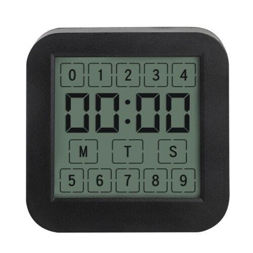 Dual-Screen LCD Digital Display Touching Screen Hygrothermograph Indoor Humidity Temperature Meter Table Clock 1
