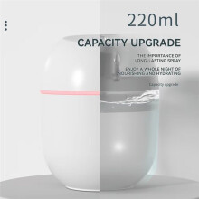 Humidificateur D'Air Portable Ă Gouttes D'Eau, Humidificateur de Bureau Ultra-Silencieux pour la Maison et le Bureau, Atomisation Efficace de